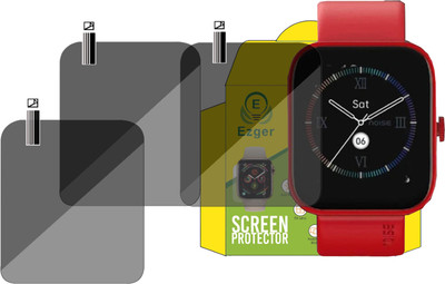 EZGER Screen Guard for NOISE COLORFIT CALIBER SMARTWATCH FOR SCREEN GUARD(Pack of 3)