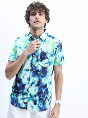 HIGHLANDER Men Printed Casual Multicolor Shirt