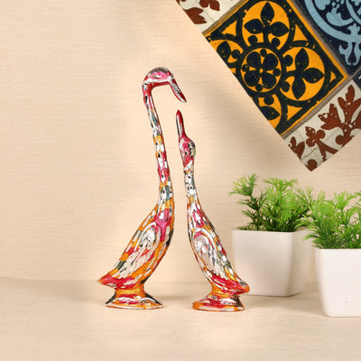 craftradhika Decorative Showpiece  -  18 cm(Metal, Multicolor)