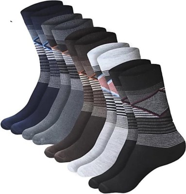 GARUN Men Embriodered Calf Length(Pack of 5)