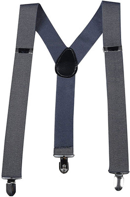 malvina Y- Back Suspenders for Men(Grey)