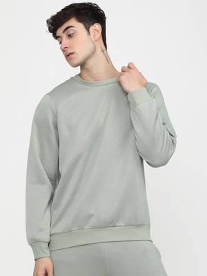 HIGHLANDER Full Sleeve Self Design Men Sweatshirt