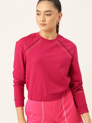 Dressberry Full Sleeve Solid Women Sweatshirt
