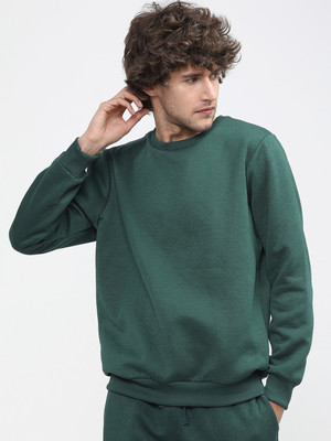 HIGHLANDER Full Sleeve Self Design Men Sweatshirt
