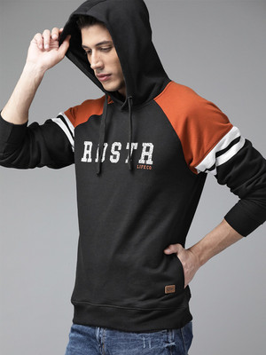 Full Sleeve Color Block Men Sweatshirt 