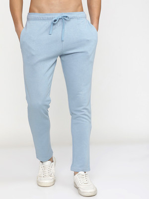 HIGHLANDER Solid Men Blue Track Pants