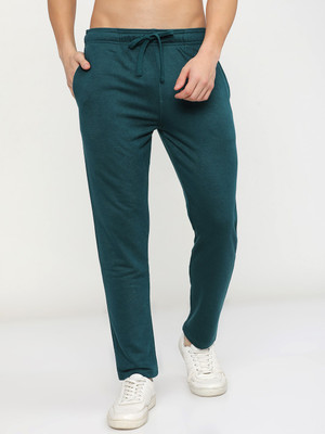HIGHLANDER Solid Men Blue Track Pants