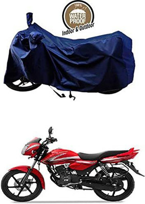 KEDIT Waterproof Two Wheeler Cover for TVS(Phoenix 125, Blue)