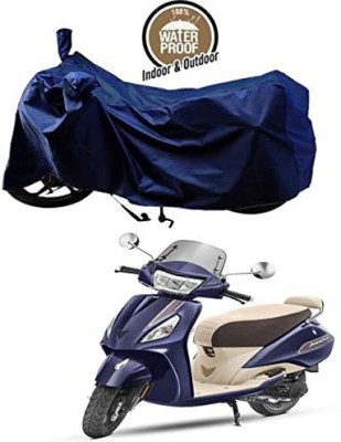 KEDIT Waterproof Two Wheeler Cover for Universal For Bike(Jupiter classic, Blue)