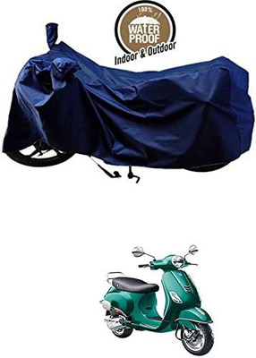 KEDIT Waterproof Two Wheeler Cover for Vespa(Vespa SXL 150, Blue)