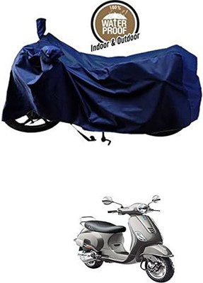 KEDIT Waterproof Two Wheeler Cover for Vespa(Vespa VXL 125, Blue)