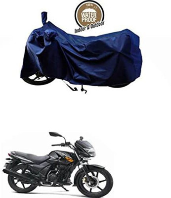 KEDIT Waterproof Two Wheeler Cover for TVS(Flame SR125, Blue)