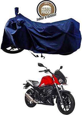 KEDIT Waterproof Two Wheeler Cover for Mahindra(Mojo UT 300, Blue)