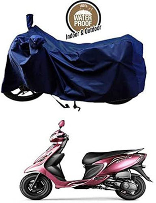 KEDIT Waterproof Two Wheeler Cover for Universal For Bike(Zest, Blue)