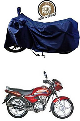 KEDIT Waterproof Two Wheeler Cover for Universal For Bike(Victor GLX, Blue)