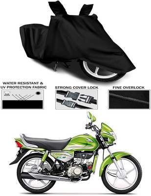 KEDIT Two Wheeler Cover for Hero(HF Deluxe Eco, Black)