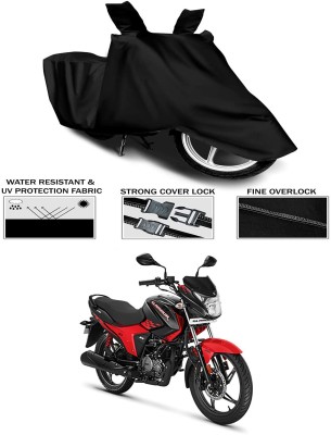 KEDIT Two Wheeler Cover for Hero(Glamour i3s BS6, Black)