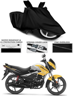 KEDIT Waterproof Two Wheeler Cover for Hero(Passion Pro i3S, Black)