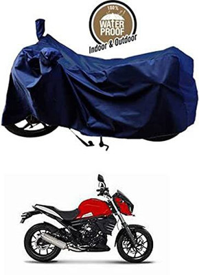 KEDIT Waterproof Two Wheeler Cover for Mahindra(MOJO XT 300, Blue)