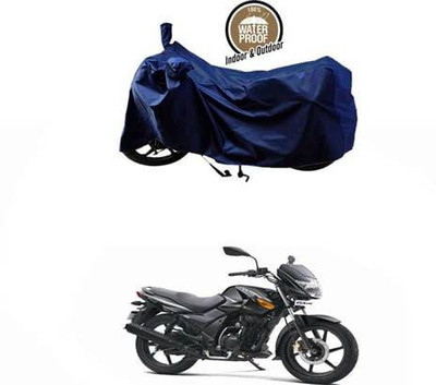 KEDIT Waterproof Two Wheeler Cover for TVS(Flame DS 125, Blue)