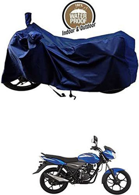 KEDIT Waterproof Two Wheeler Cover for Bajaj(Discover 110, Blue)