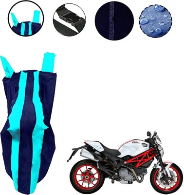 AUTO PEARL Two Wheeler Cover for Ducati(Monster 796 S2R, Blue)