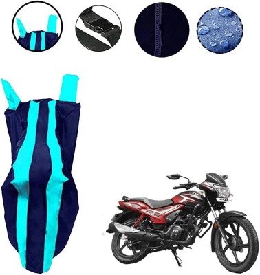 AUTO PEARL Two Wheeler Cover for TVS(Star City Plus, Blue)