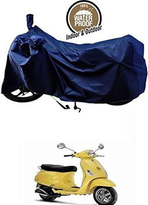 KEDIT Waterproof Two Wheeler Cover for Vespa(Vespa LX, Blue)
