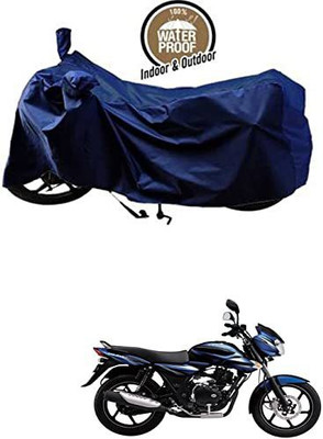 KEDIT Two Wheeler Cover for Bajaj(Discover 135, Blue)