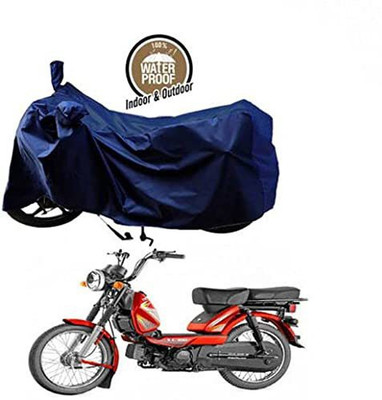KEDIT Waterproof Two Wheeler Cover for TVS(Heavy Duty Super XL, Blue)