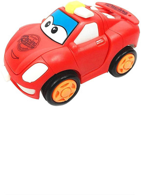 Zenex store Cartoon Transformation Unbreak car Cartoon with Robot Function Toy(Red, Pack of: 1)