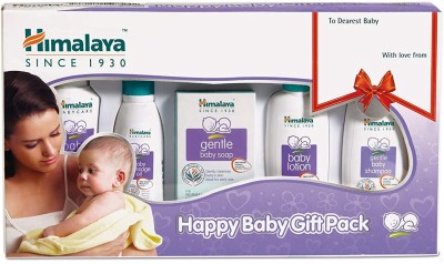 HIMALAYA Baby Care Gift Pack 5 in 1 For newborns(White and Purple)