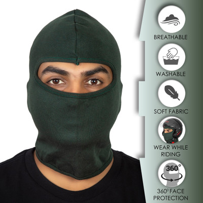 H-Store Grey Helmet Skull Cap for Men & Women(Size: Free,  Balaclava)