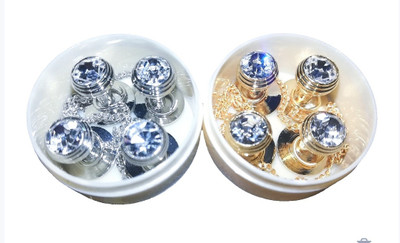 Tlo jeans Button SHINY DIAMOND SHERWANI BUTTON Brass Buttons(Pack of 8)