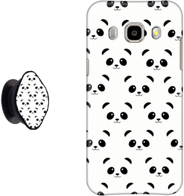 Hello Case Back Cover for Samsung Galaxy J7 - 6 (New 2016 Edition)(White, Black, Pack of: 2)