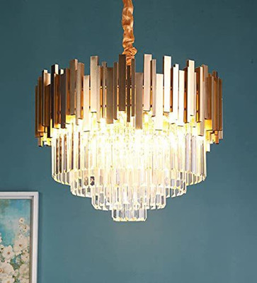 PR Prashant Chandelier Ceiling Lamp(Gold)