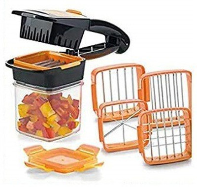 SWISS WONDER Cheese-Onion Chopper-Dicer Cutter Vegetable Grater & Slicer(1 x 5 in 1 Multifunction Vegetable Cutter)