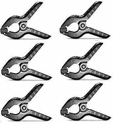 MILLETS 6 4.3 inch Heavy Duty Nylon clamp clip(Set of 6, Black)