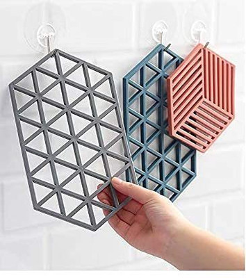 Primetan Hexagon Reversible PVC Coaster Set(Pack of 5)