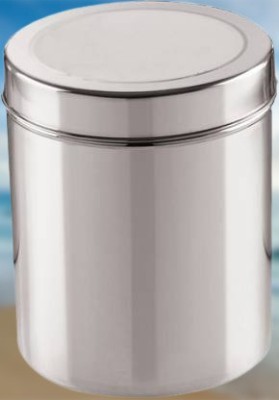 NEELAM Steel Grocery Container  - 1000 ml(Silver)