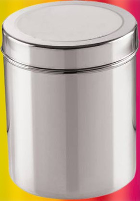 NEELAM Steel Grocery Container  - 1000 ml(Silver)