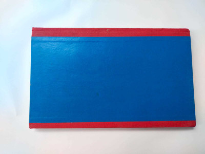 NIRMAL SONS Hand crafted A3 Organizer checks 150 Pages(Blue, Red)