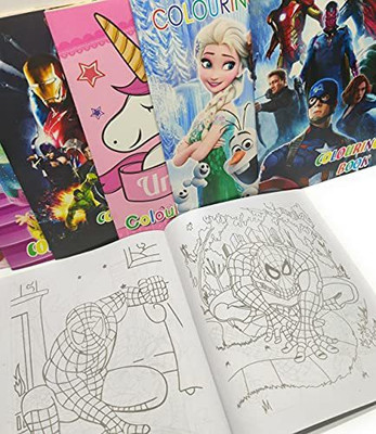 Tera13 cartoon A5 Note Pad ruled 6 Pages(Multicolor, Pack of 6)