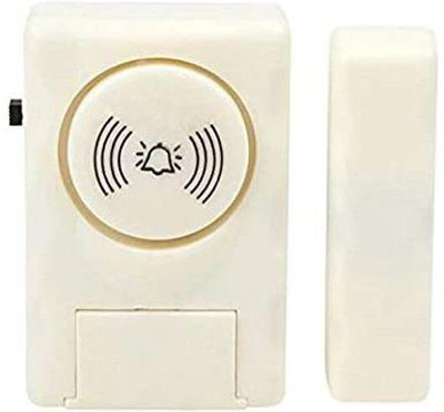 ITGood Plastic Wireless Door Window Open Alert Alarm Home Security System Siren | cream Door & Window Door Window Alarm(105 db)