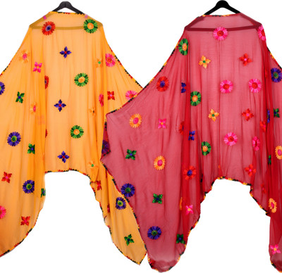 Sekmany Chiffon Embroidered Women Dupatta