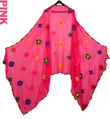 Sekmany Chiffon Embroidered Women Dupatta
