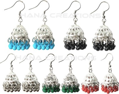 Hana creations Hana Crations Jhumki Combos 02 Metal Jhumki Earring