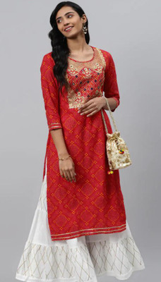 Pakiza Enterprises Women Kurta Sharara Set