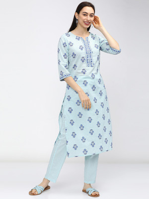 Vishudh Women Kurta Pant Set