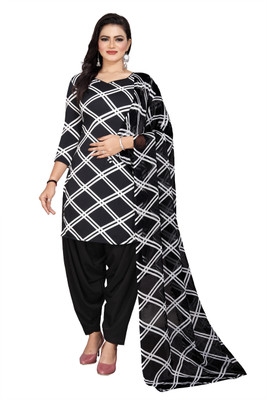 ANAND Crepe Printed Salwar Suit Material
